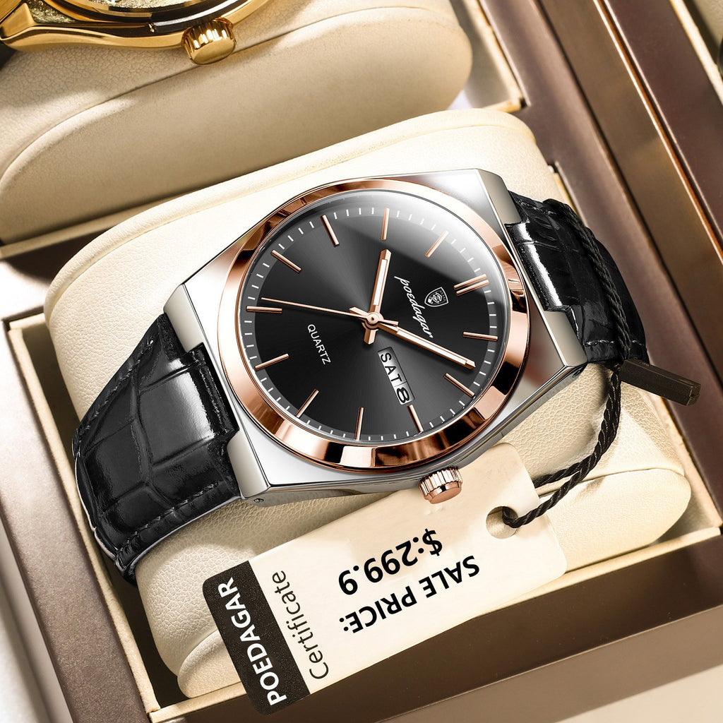 Poedagar 930 watch Rose Gold Black L variant
