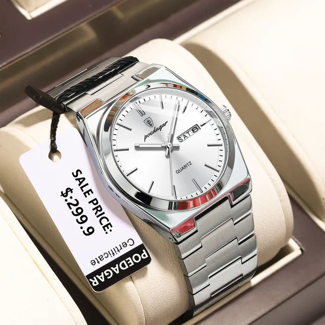 Poedagar 930 watch Silver White variant