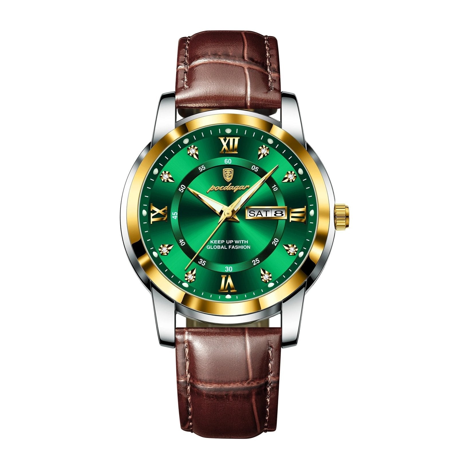 Poedagar 936 watch Gold Green L variant