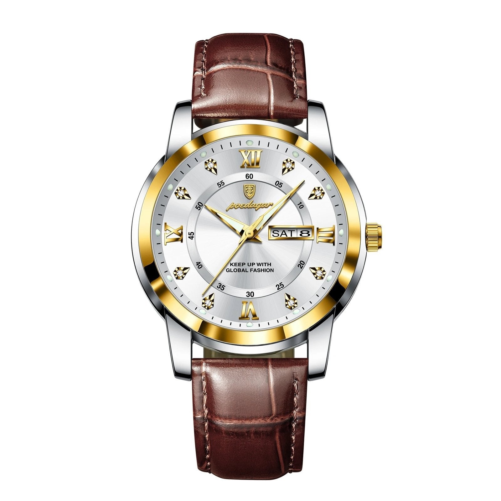 Poedagar 936 watch Gold White L variant