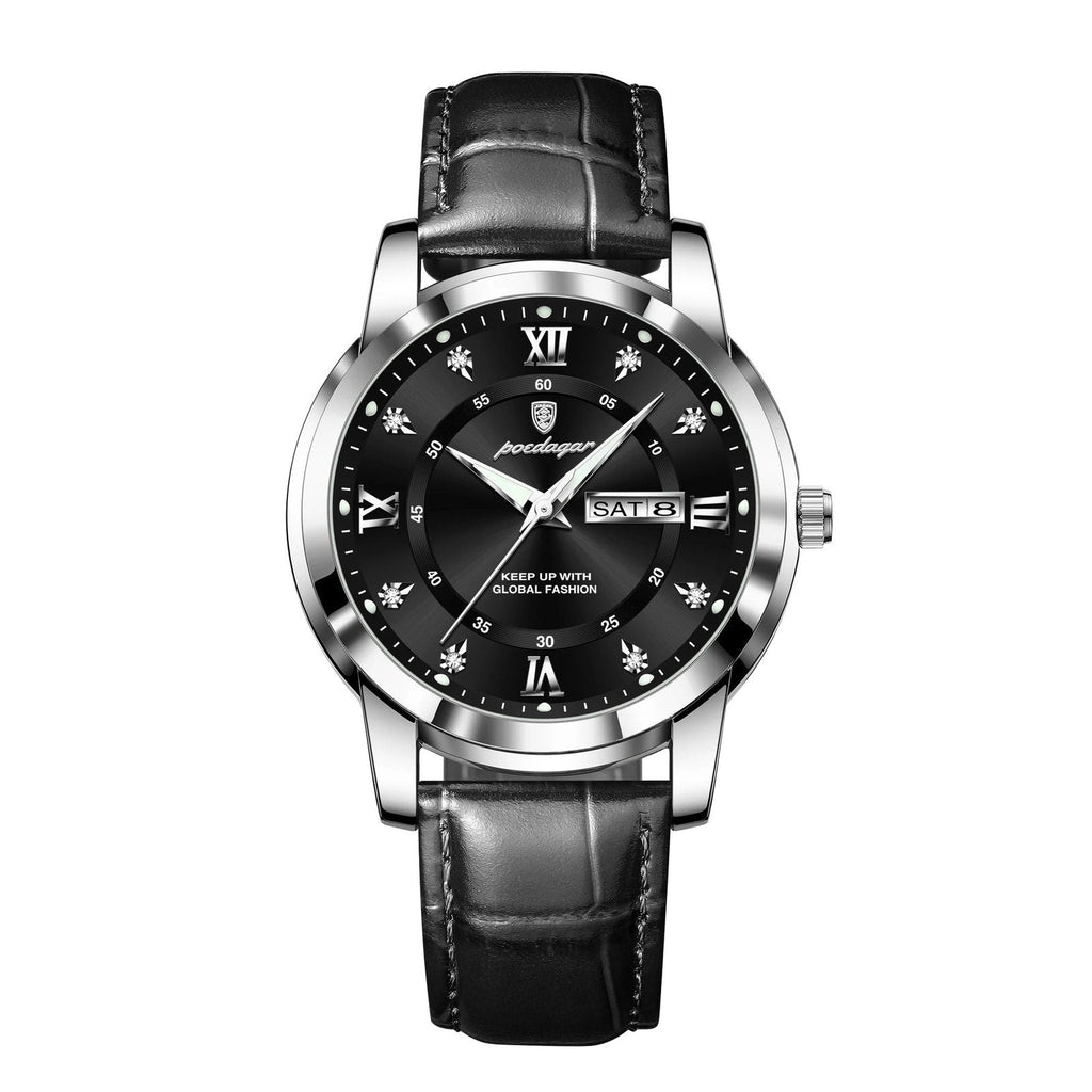 Poedagar 936 watch Silver Black L variant