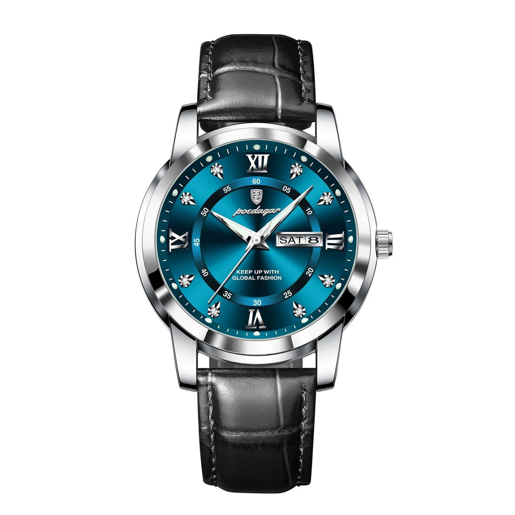 Poedagar 936 watch Silver Blue L variant