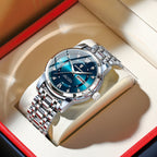 Poedagar 936 watch Silver Blue variant