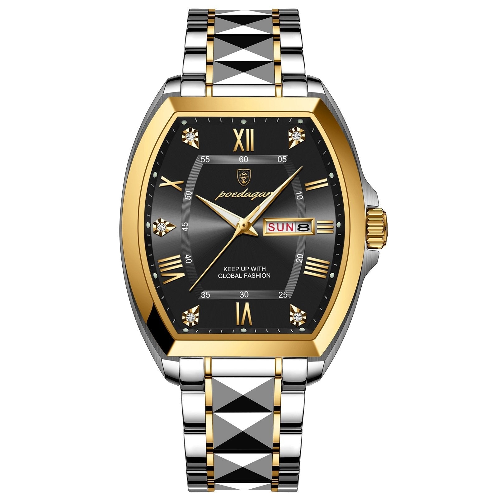 Poedagar 958 watch Golden Black variant