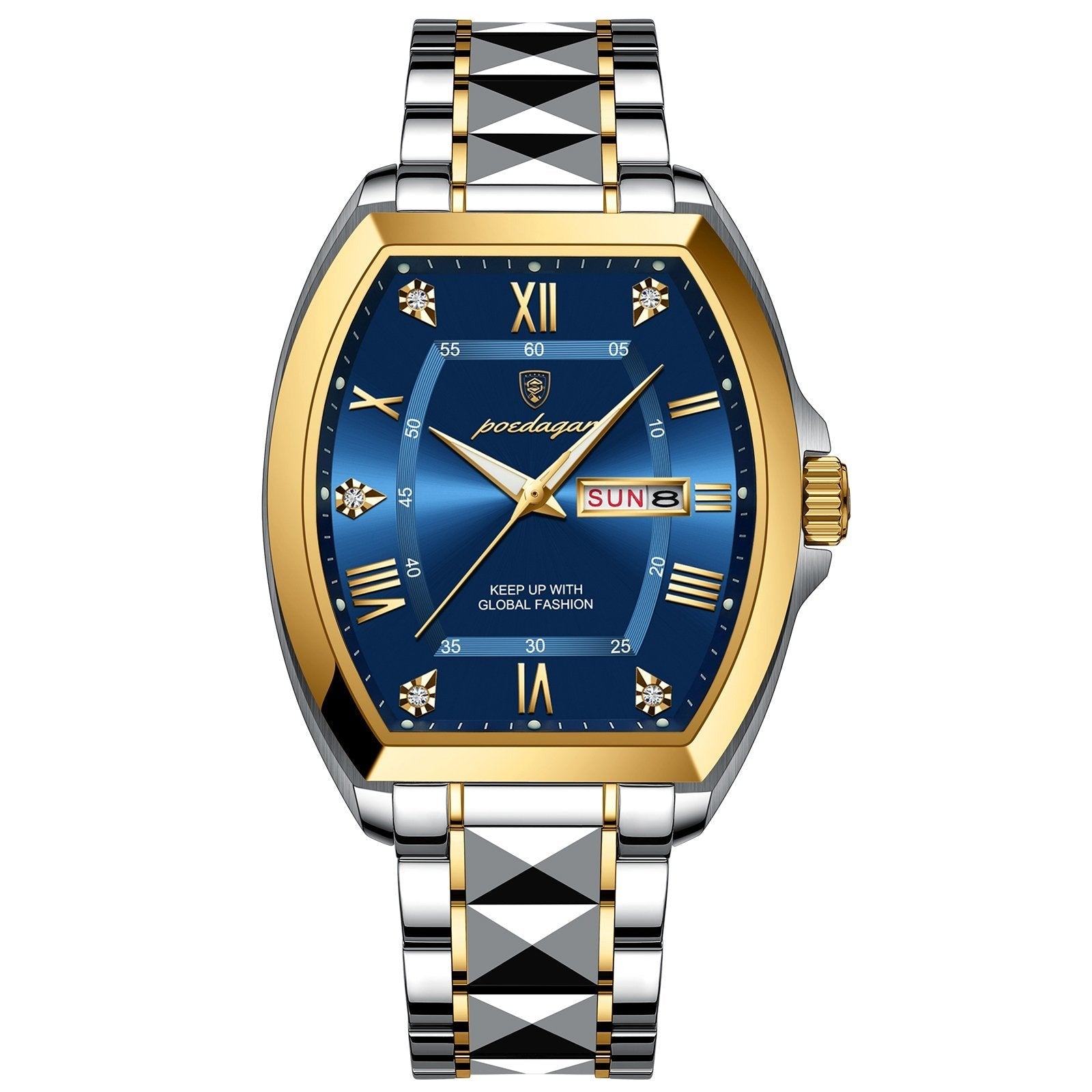 Poedagar 958 watch Golden Blue variant