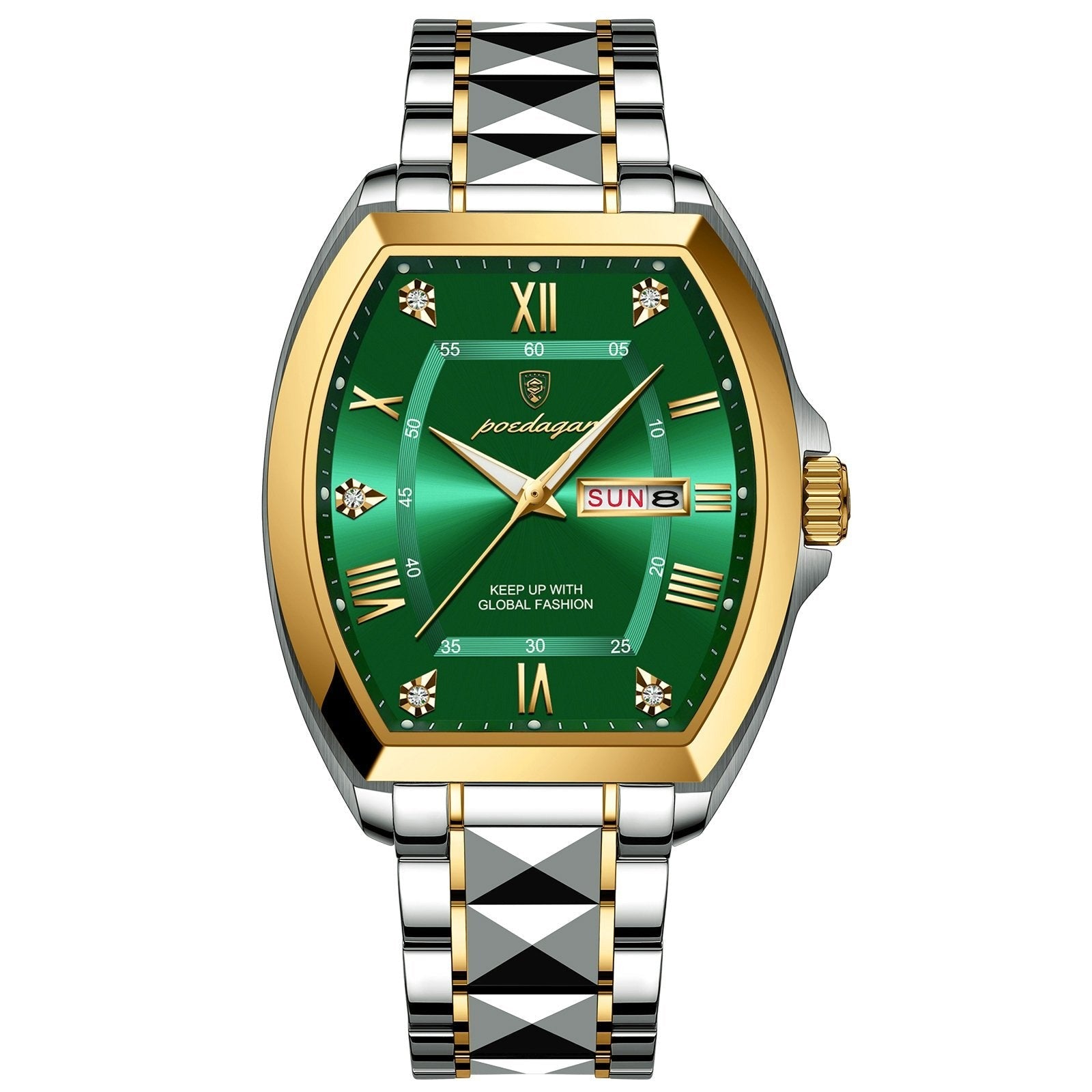 Poedagar 958 watch Golden Green variant
