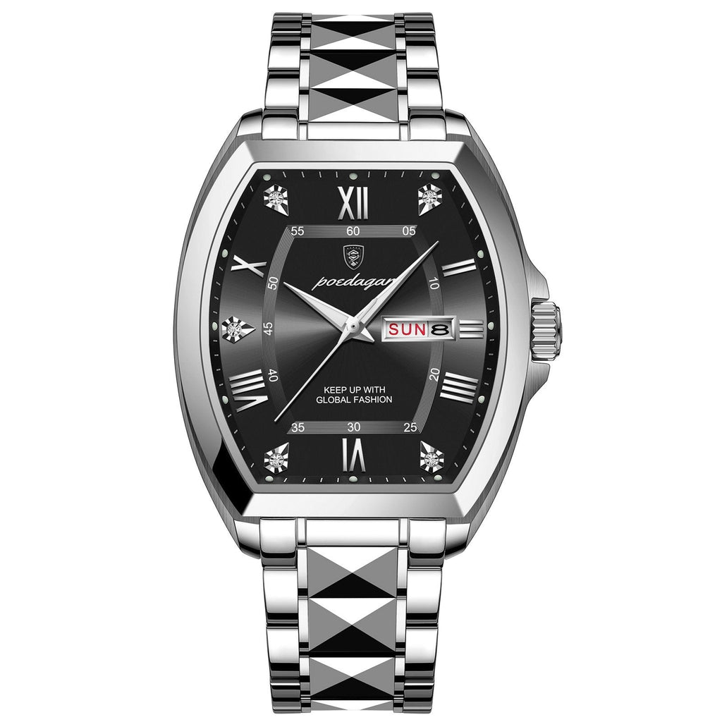 Poedagar 958 watch Silver Black variant