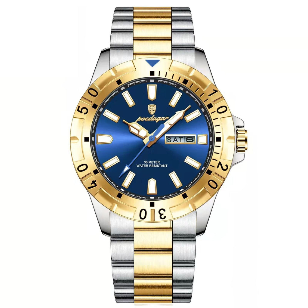 Poedagar 959 watch Gold Blue variant