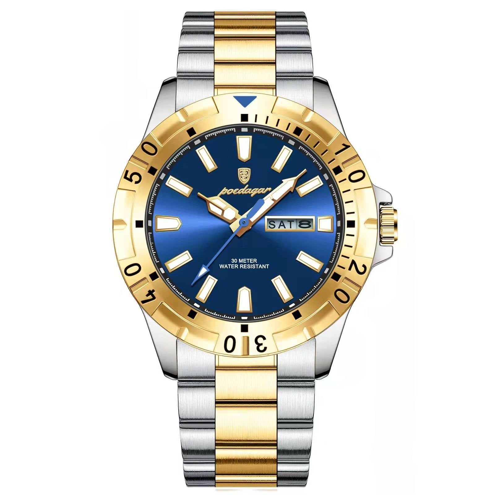 Poedagar 959 watch Gold Blue variant
