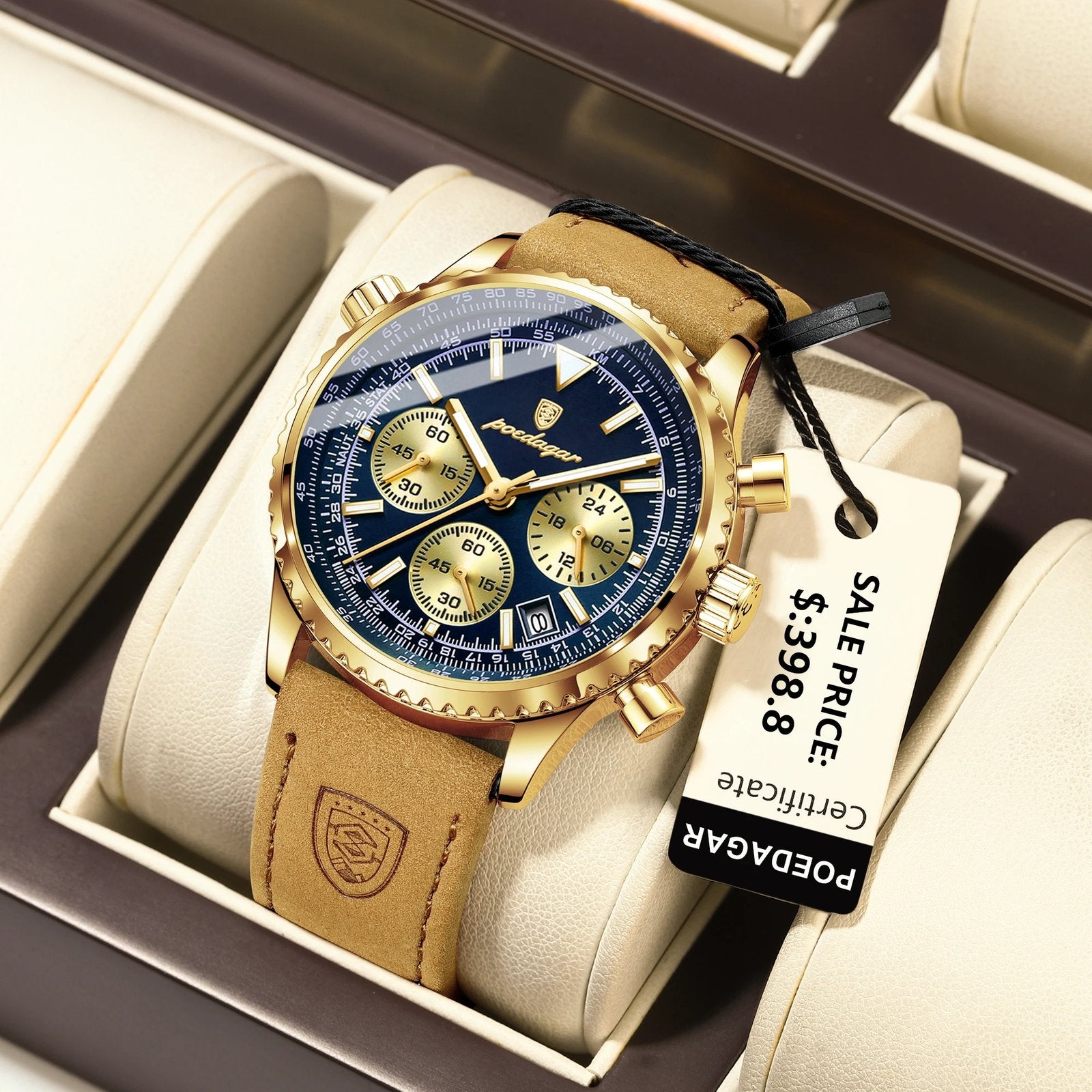 Poedagar 960 watch 960Gold Blue L variant