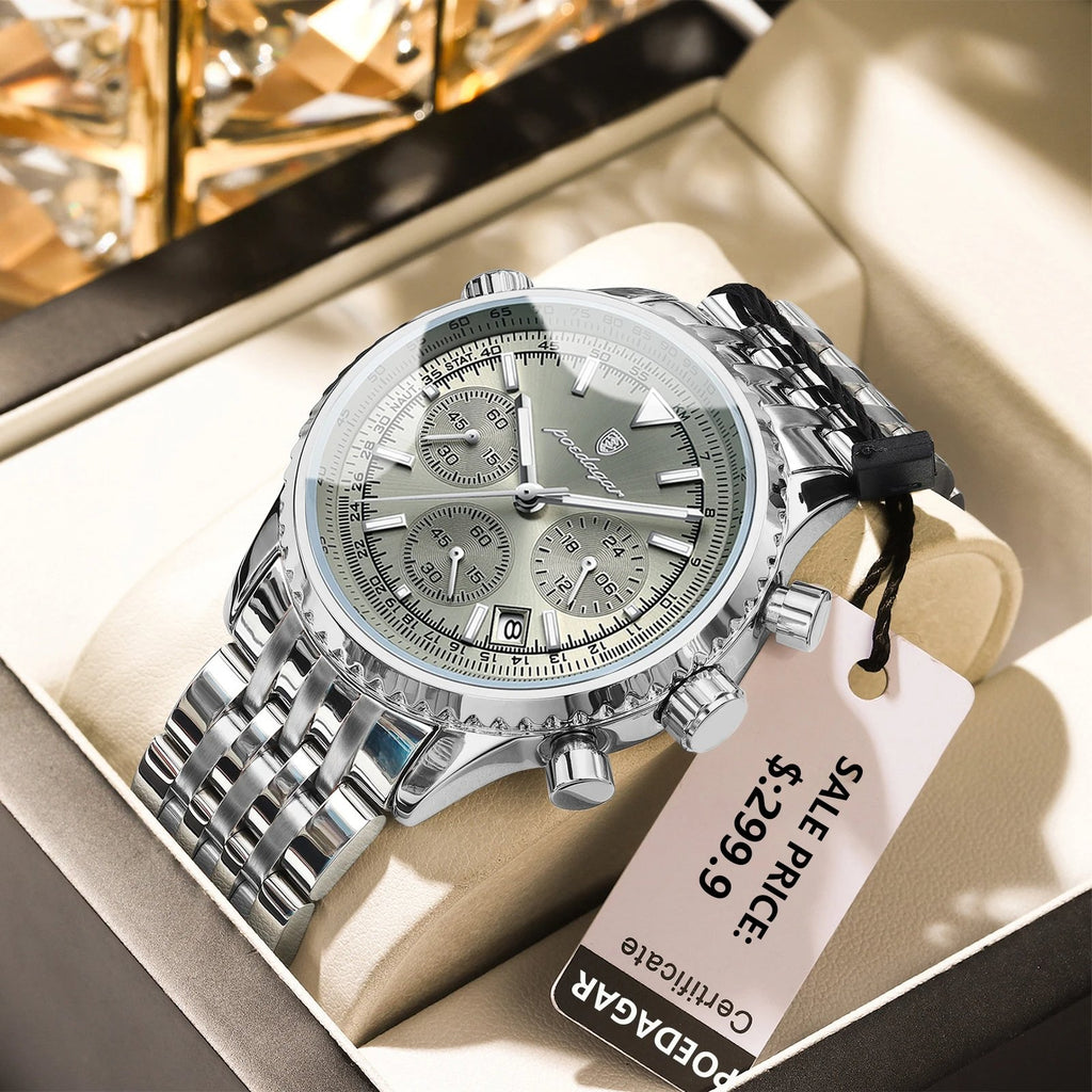 Poedagar 960 watch Silver GunColor variant