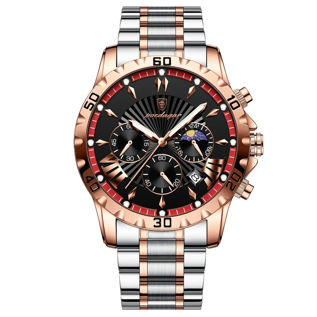 Poedagar 968 watch Rose Gold Red variant
