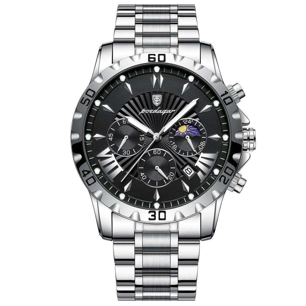 Poedagar 968 watch Silver Black variant