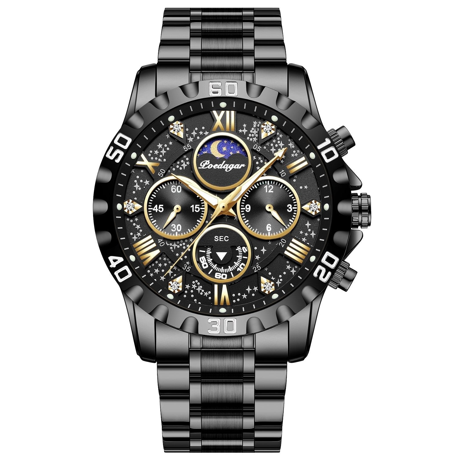 Poedagar 973 watch Black Black variant