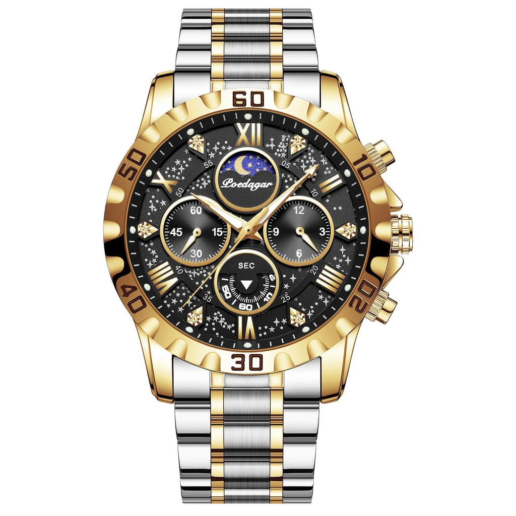 Poedagar 973 watch Gold Black variant