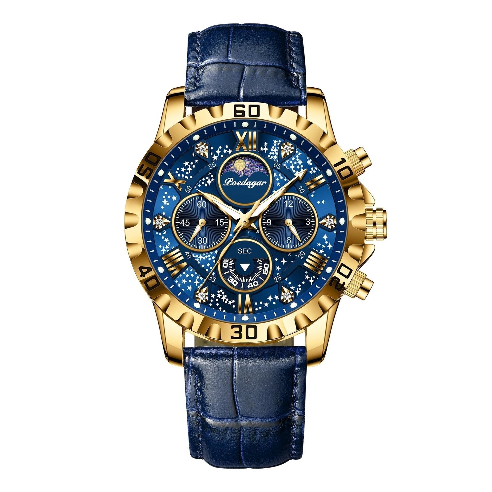 Poedagar 973 watch Gold Blue L variant