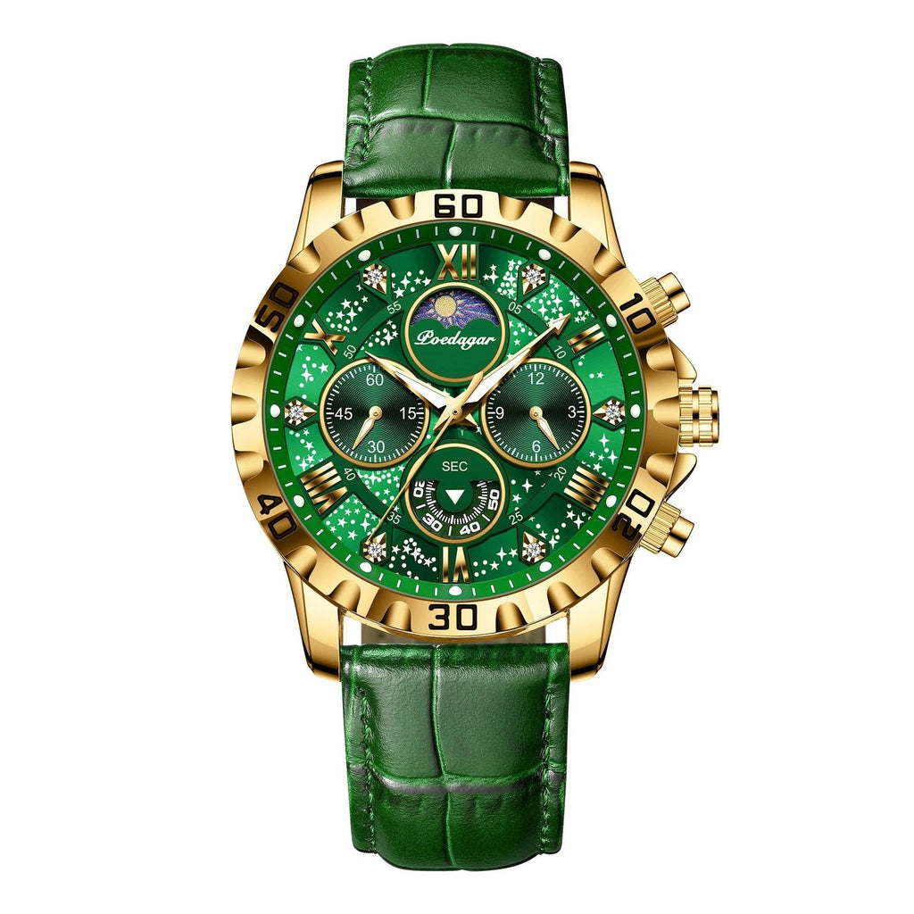 Poedagar 973 watch Gold Green L variant