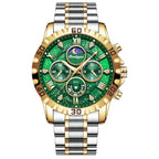 Poedagar 973 watch Gold Green variant