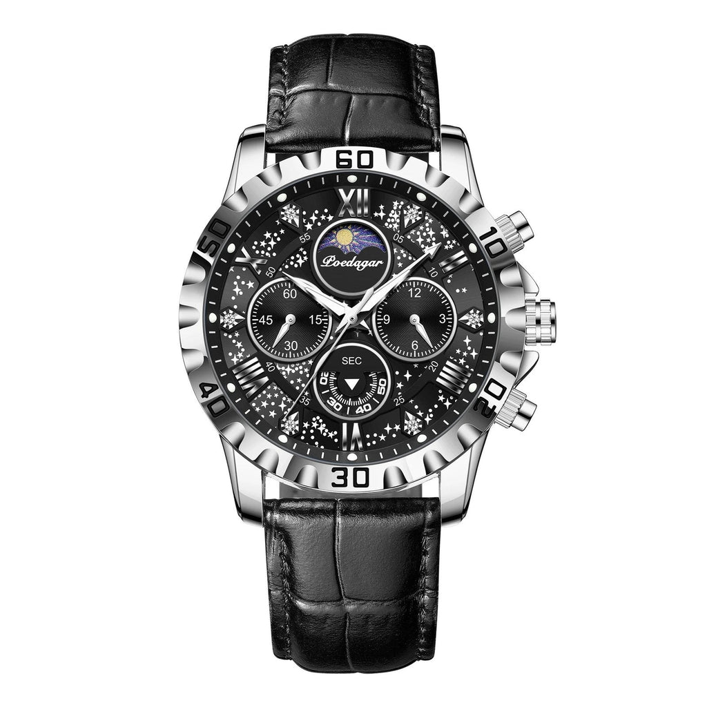 Poedagar 973 watch Silver Black L variant