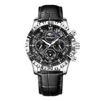 Poedagar 973 watch Silver Black L variant