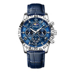 Poedagar 973 watch Silver Blue L variant