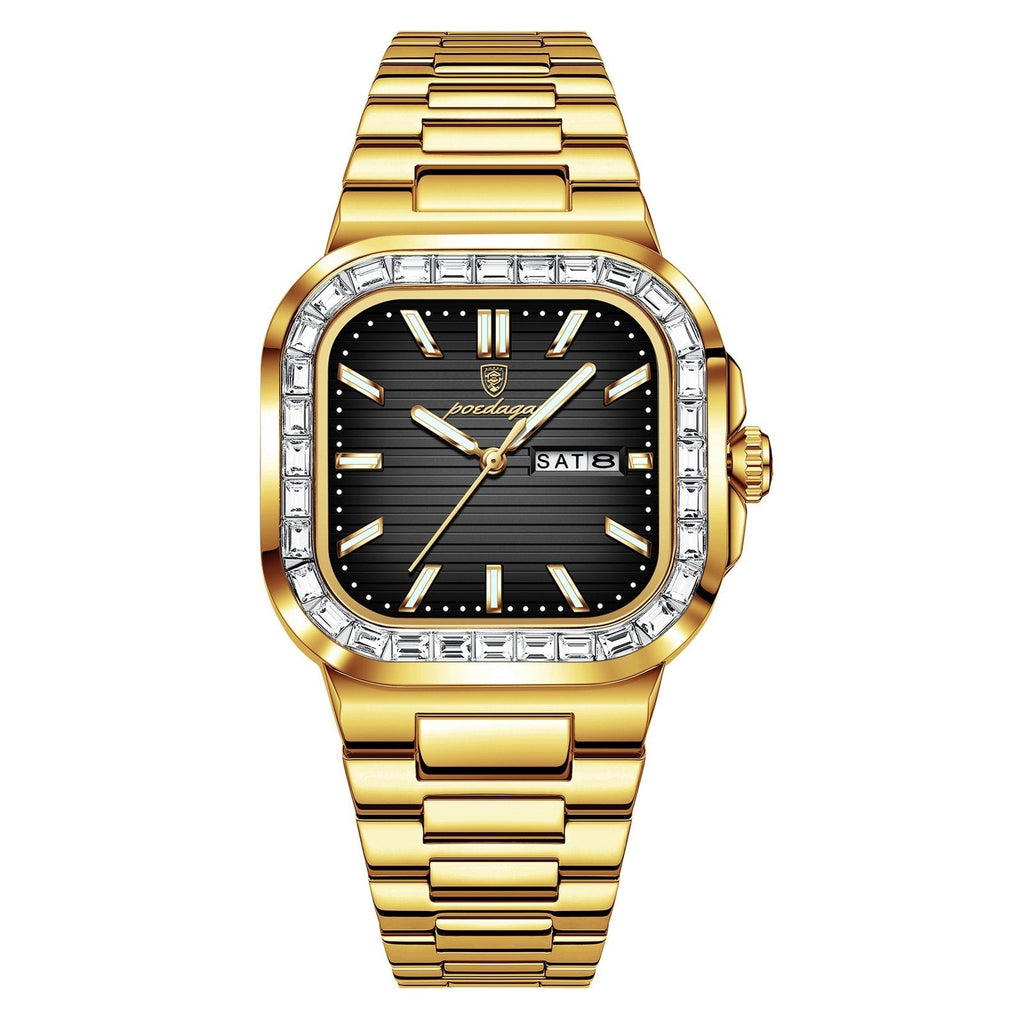 Poedagar 975 watch Gold Black variant