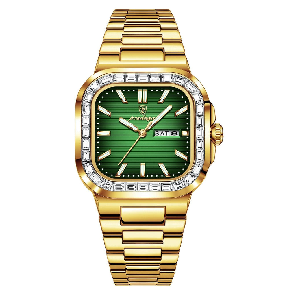 Poedagar 975 watch Gold Green variant