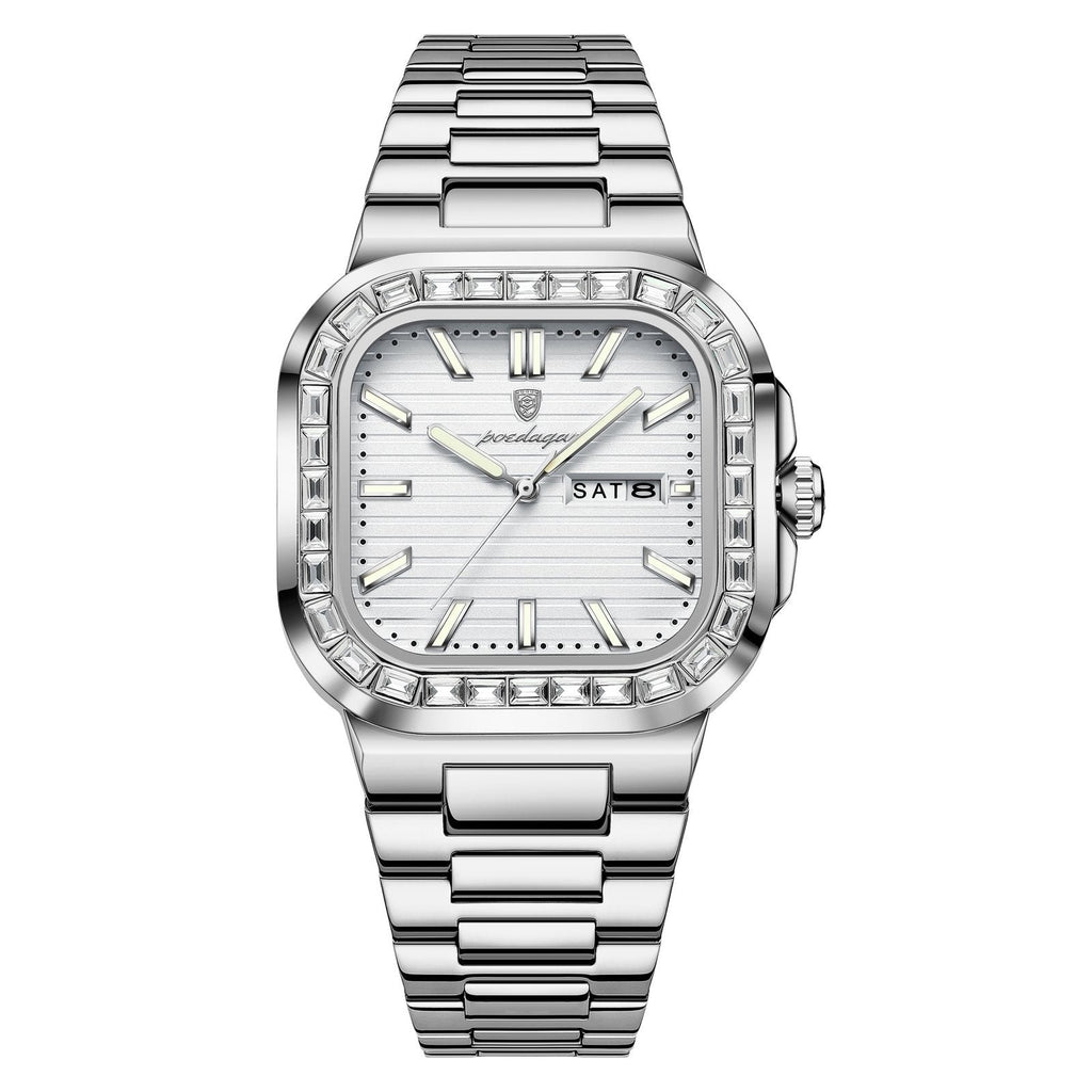 Poedagar 975 watch Silver White variant