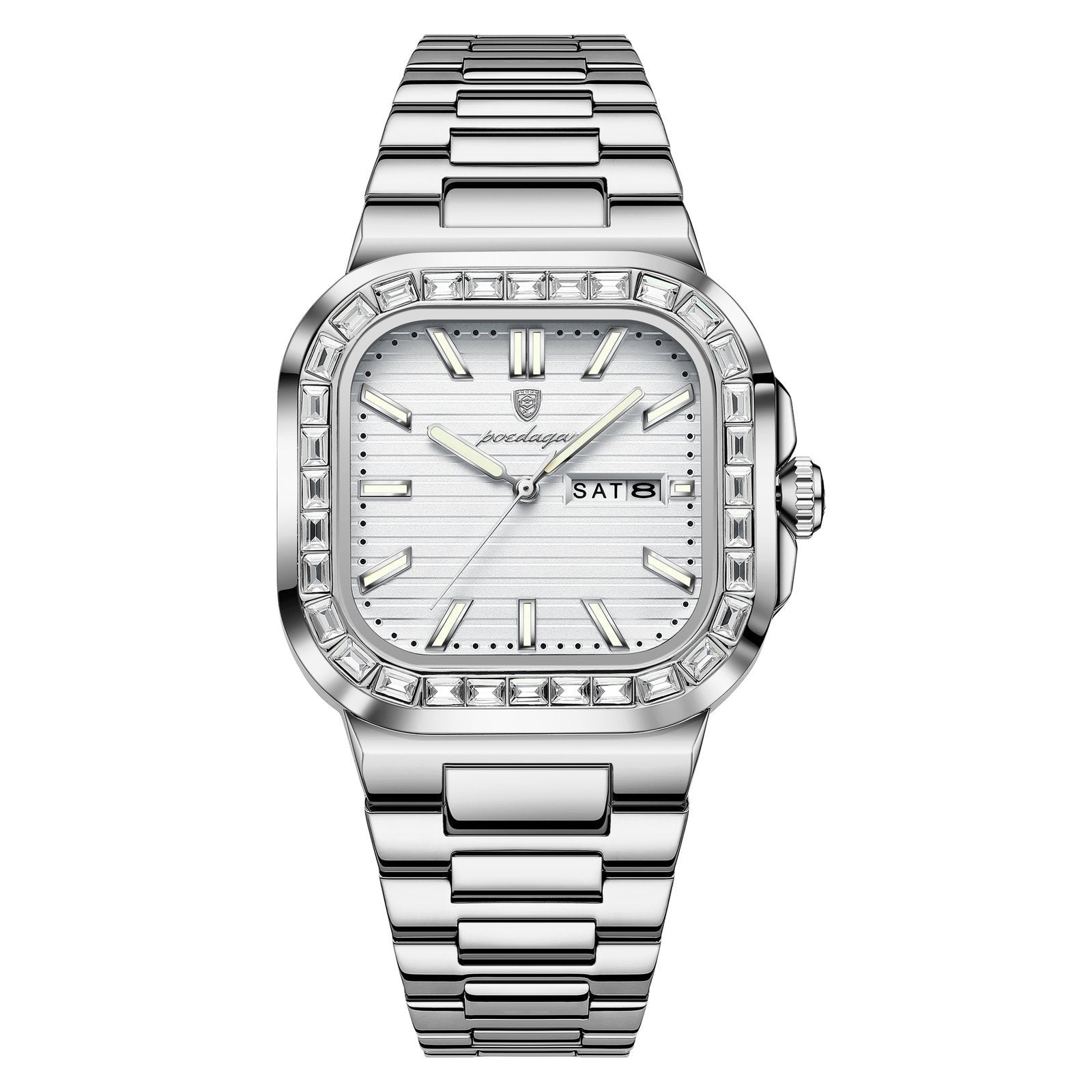 Poedagar 975 watch Silver White variant