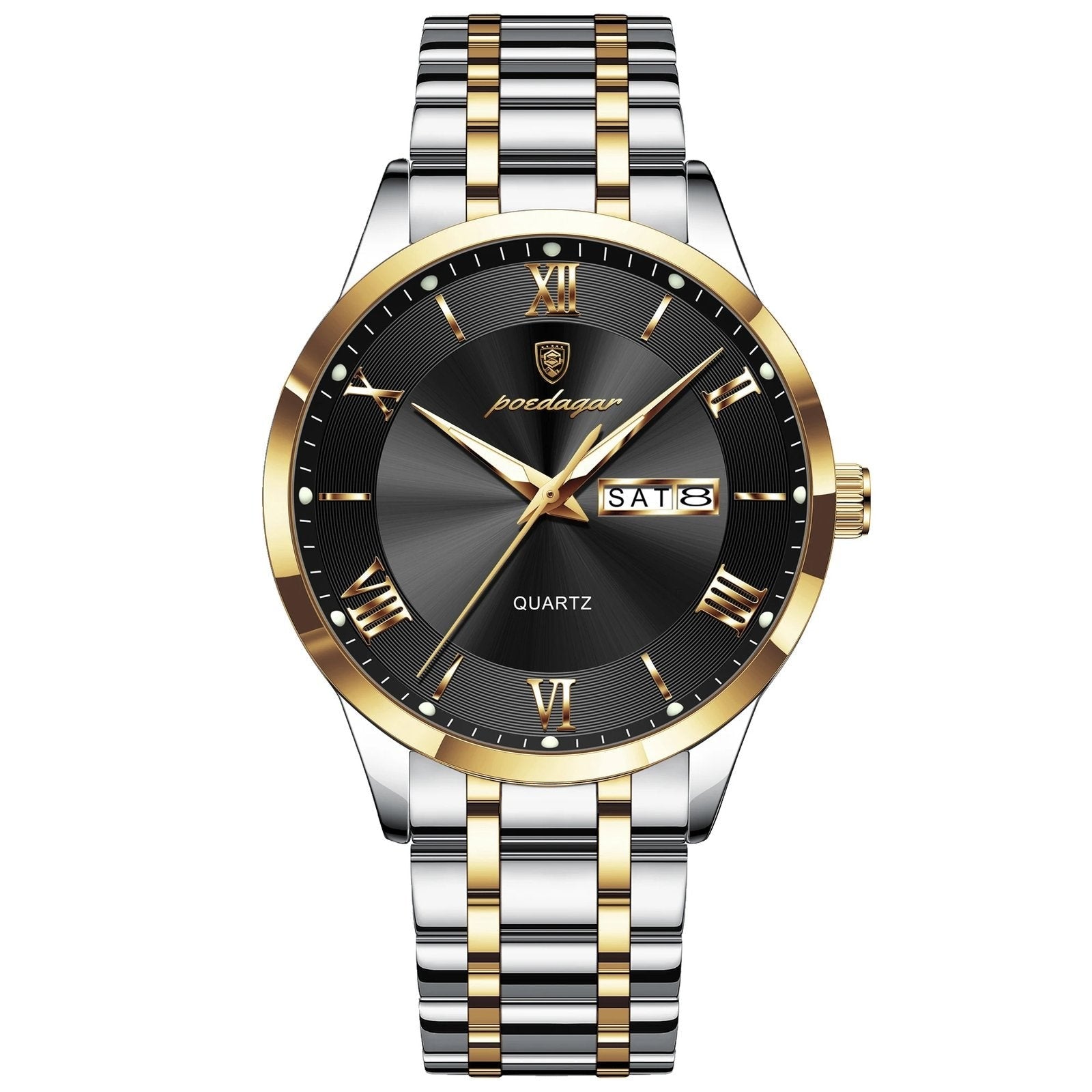 Poedagar 978 watch Gold Black variant