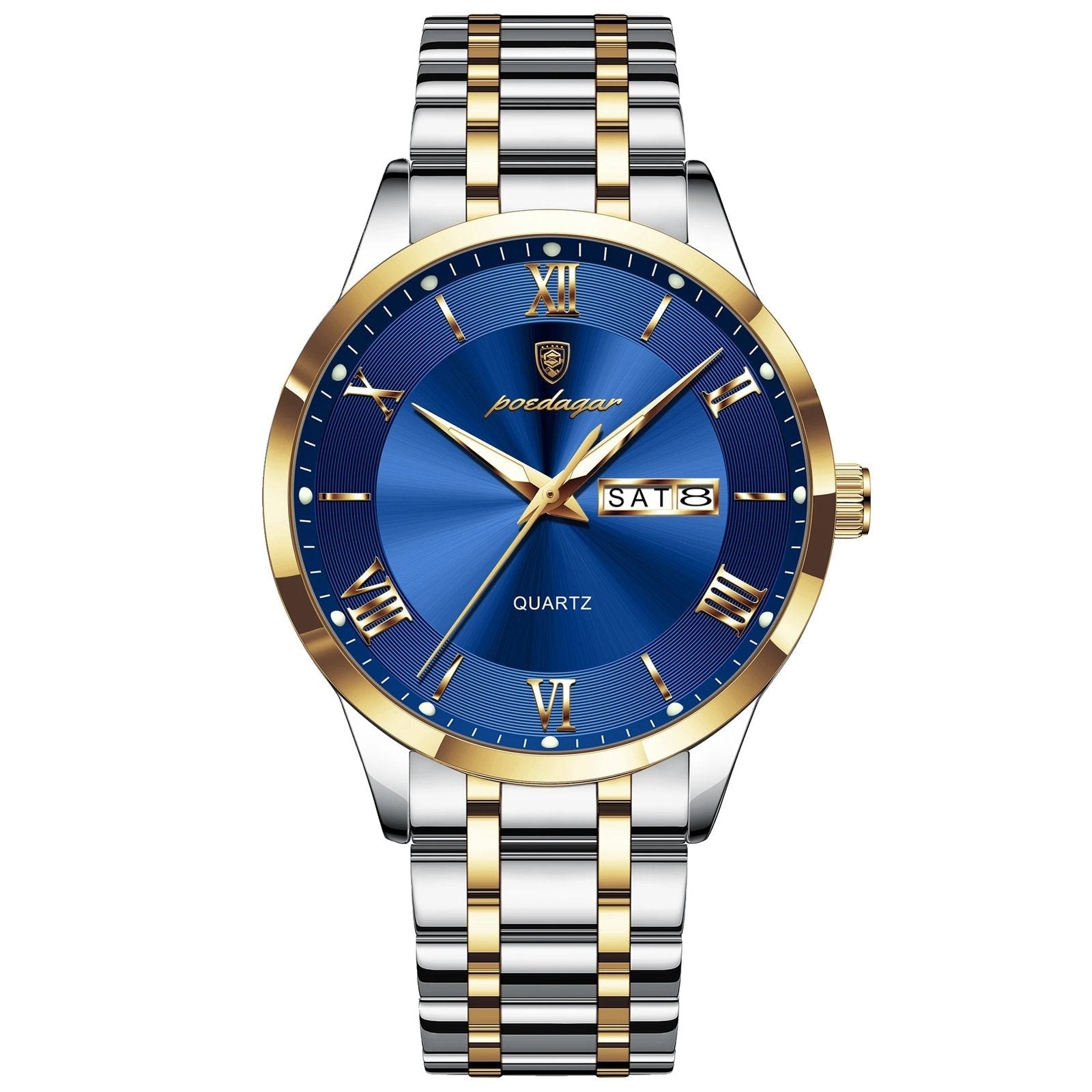 Poedagar 978 watch Gold Blue variant