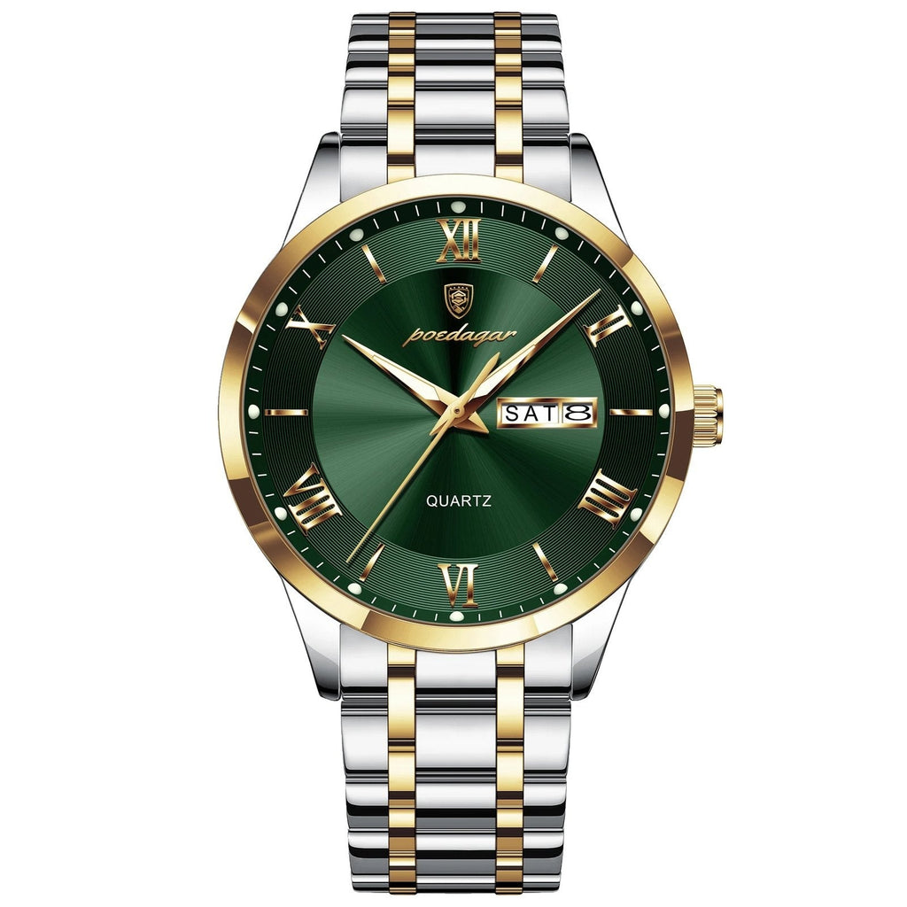 Poedagar 978 watch Gold Green variant