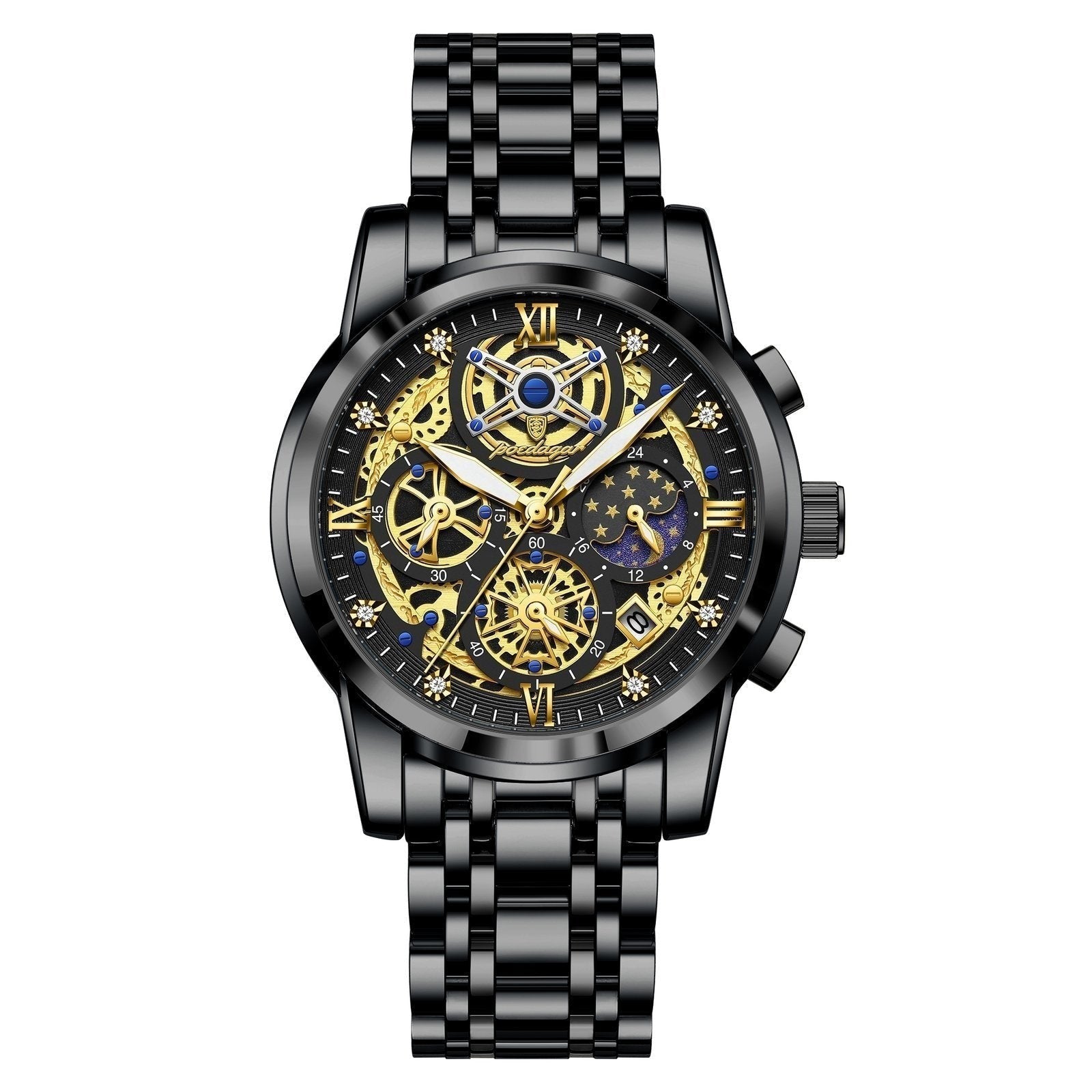 Poedagar 984 watch Black Black variant