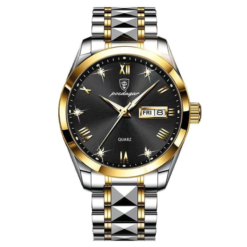 Poedagar 985 watch Gold Black variant