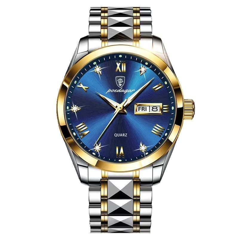 Poedagar 985 watch Gold Blue variant