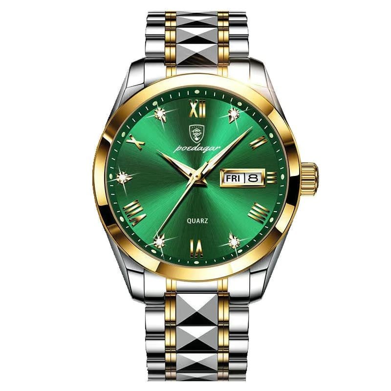 Poedagar 985 watch Gold Green variant