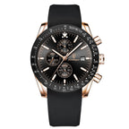 Poedagar 988 watch Rose Gold Black variant
