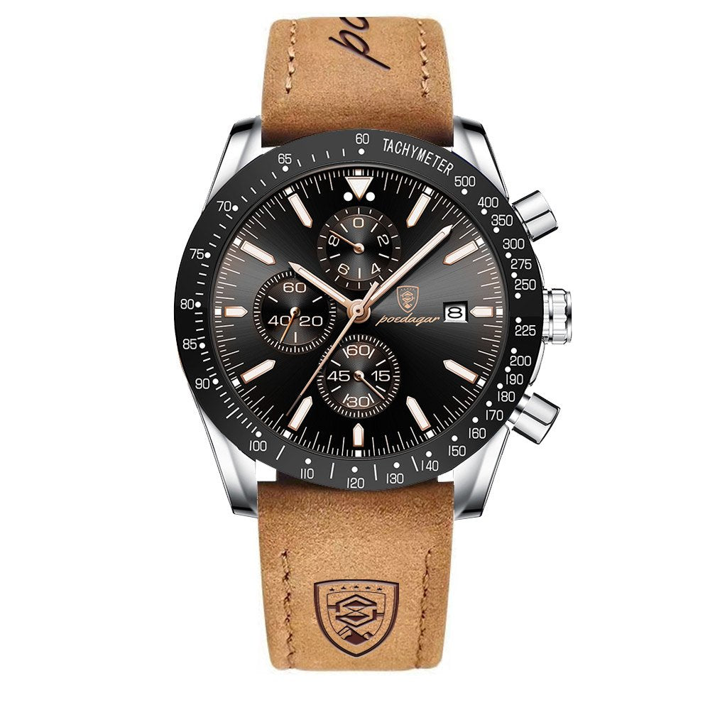Poedagar 988 watch Silver Black variant