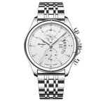 Poedagar 989 watch Silver White variant