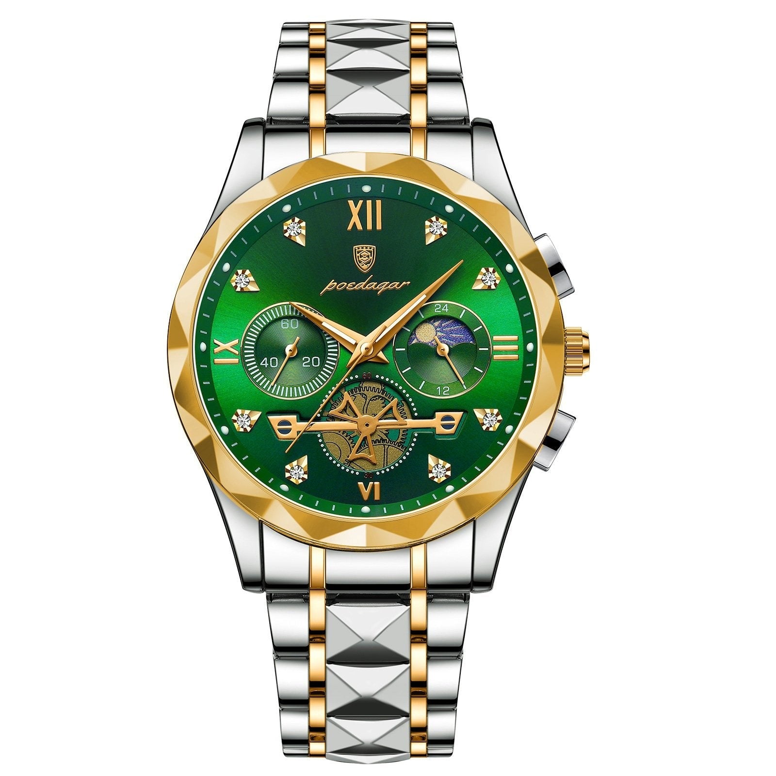 Poedagar 996 watch Gold Green variant