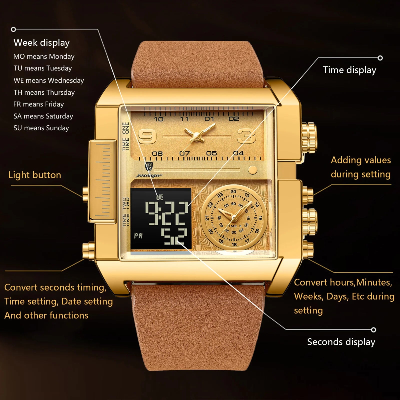 Poedagar 997 watch