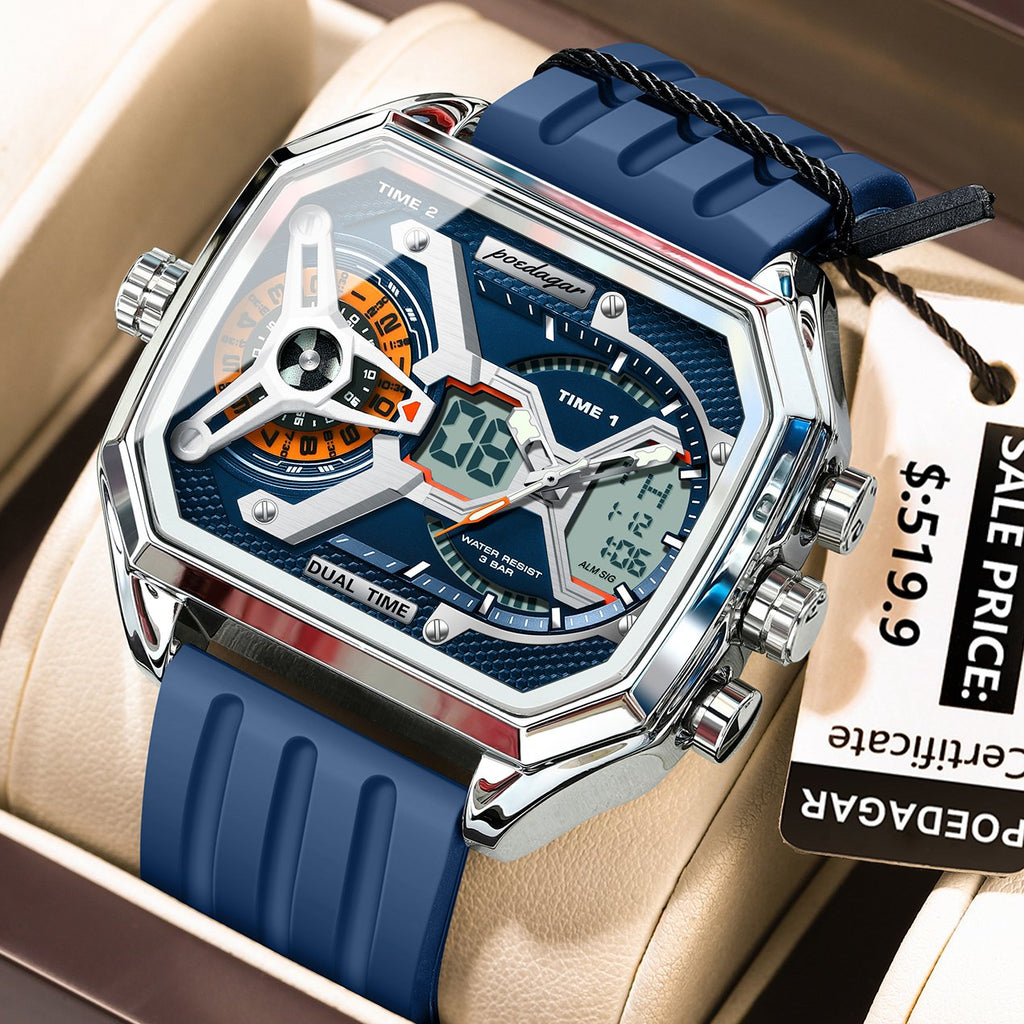Poedagar E106 watch Black Gold M variant