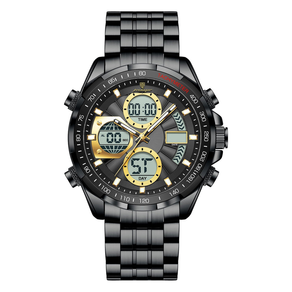 Poedagar E108 watch Black Black variant