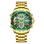 Poedagar E108 watch Gold Green variant