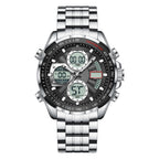 Poedagar E108 watch Silver Black variant
