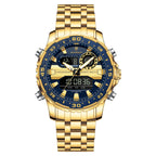 Poedagar E122 watch Gold Blue variant