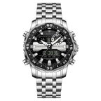 Poedagar E122 watch Silver Black variant