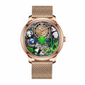 PINDU Panda Series Automatic Mechanical Watch Men Japan NH35 Movement Waterproof-PrimeTimepiece
