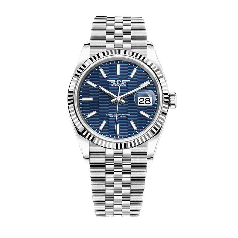 PINDU Mens Mechanical Automatic Watch AR Sapphire Glass Calendar Wrist Watch-PrimeTimepiece