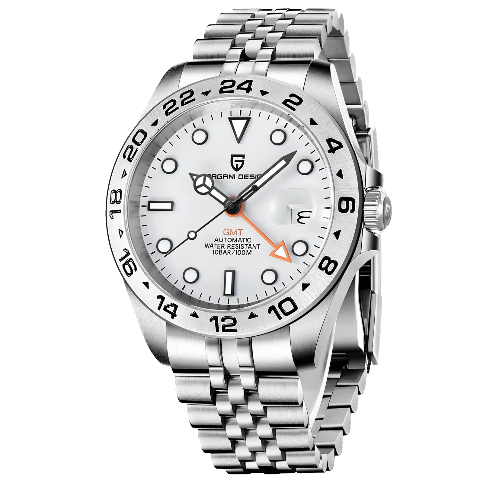 PAGANI DESIGN PD-1682 V2 Explorer II Men GMT Automatic 100M Waterproof Watch-PrimeTimepiece